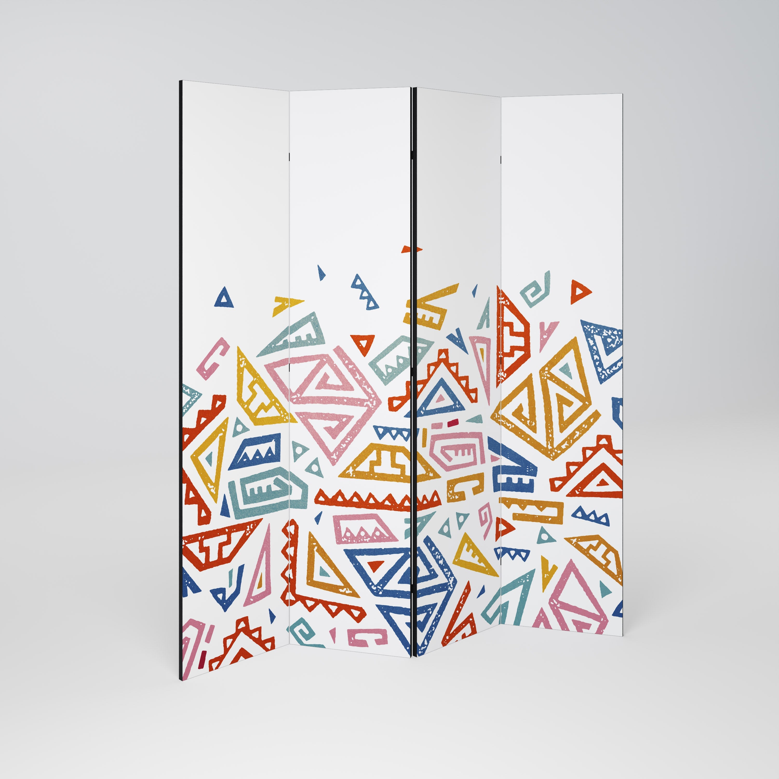 ANGULAR FEELING Biombo Decorativo de 4 Painéis