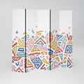 ANGULAR FEELING Biombo Decorativo de 5 Painéis