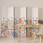 ANGULAR FEELING Biombo Decorativo de 6 Painéis