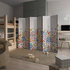 ANGULAR FEELING Biombo Decorativo de 6 Painéis