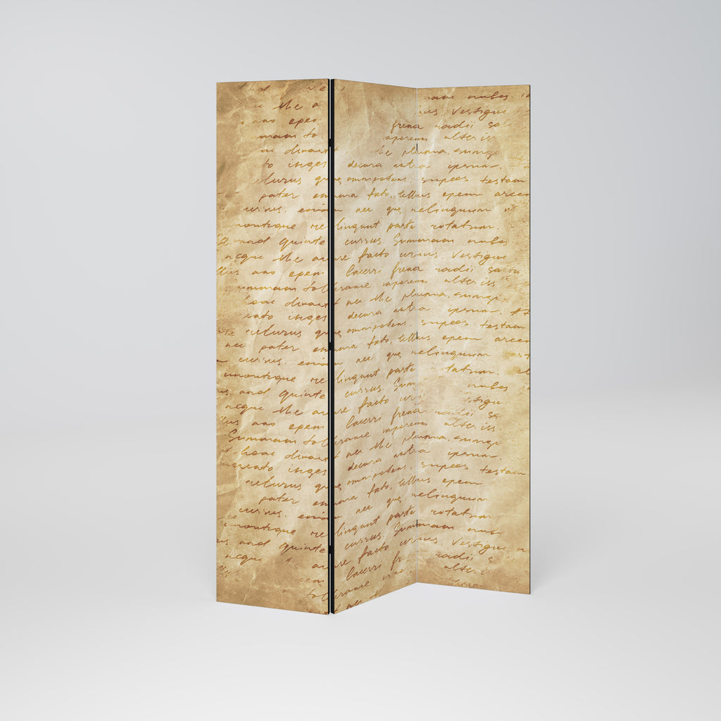 PAGES OF MEMORY 3-Panel Room Divider