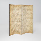 PAGES OF MEMORY Biombo Decorativo de 4 Painéis