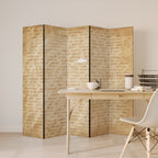 PAGES OF MEMORY Biombo Decorativo de 5 Painéis