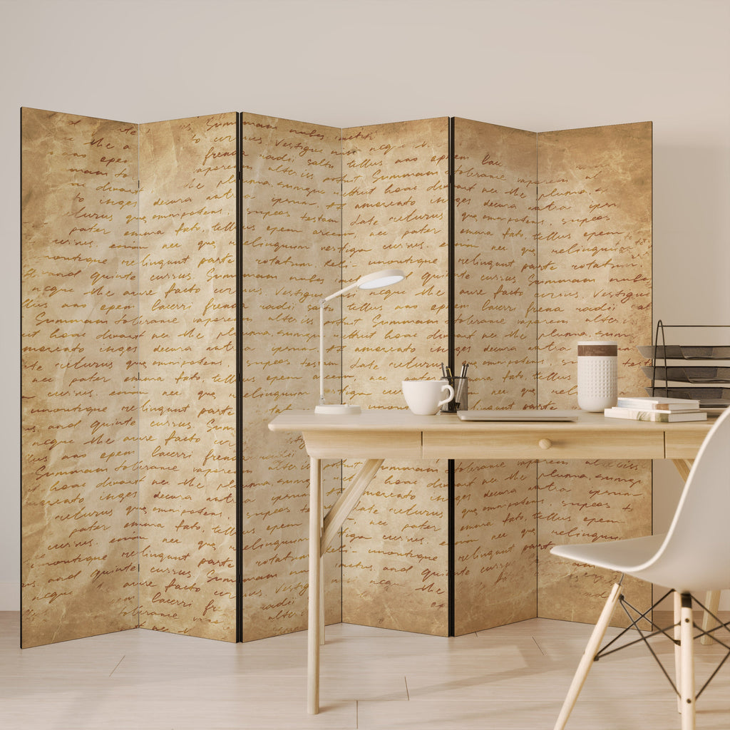 PAGES OF MEMORY Biombo Decorativo de 6 Painéis