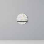 SPOTTED DAZE Prateleira Redonda Decorativa em Acabamento Preto