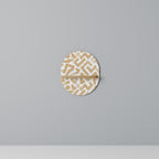 CLUSTER CRAFTS Prateleira Oval Decorativa em Efeito Carvalho