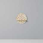 CLUSTER CRAFTS Prateleira Redonda Decorativa em Efeito Carvalho