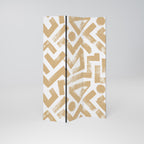 CLUSTER CRAFTS Biombo Decorativo de 3 Painéis