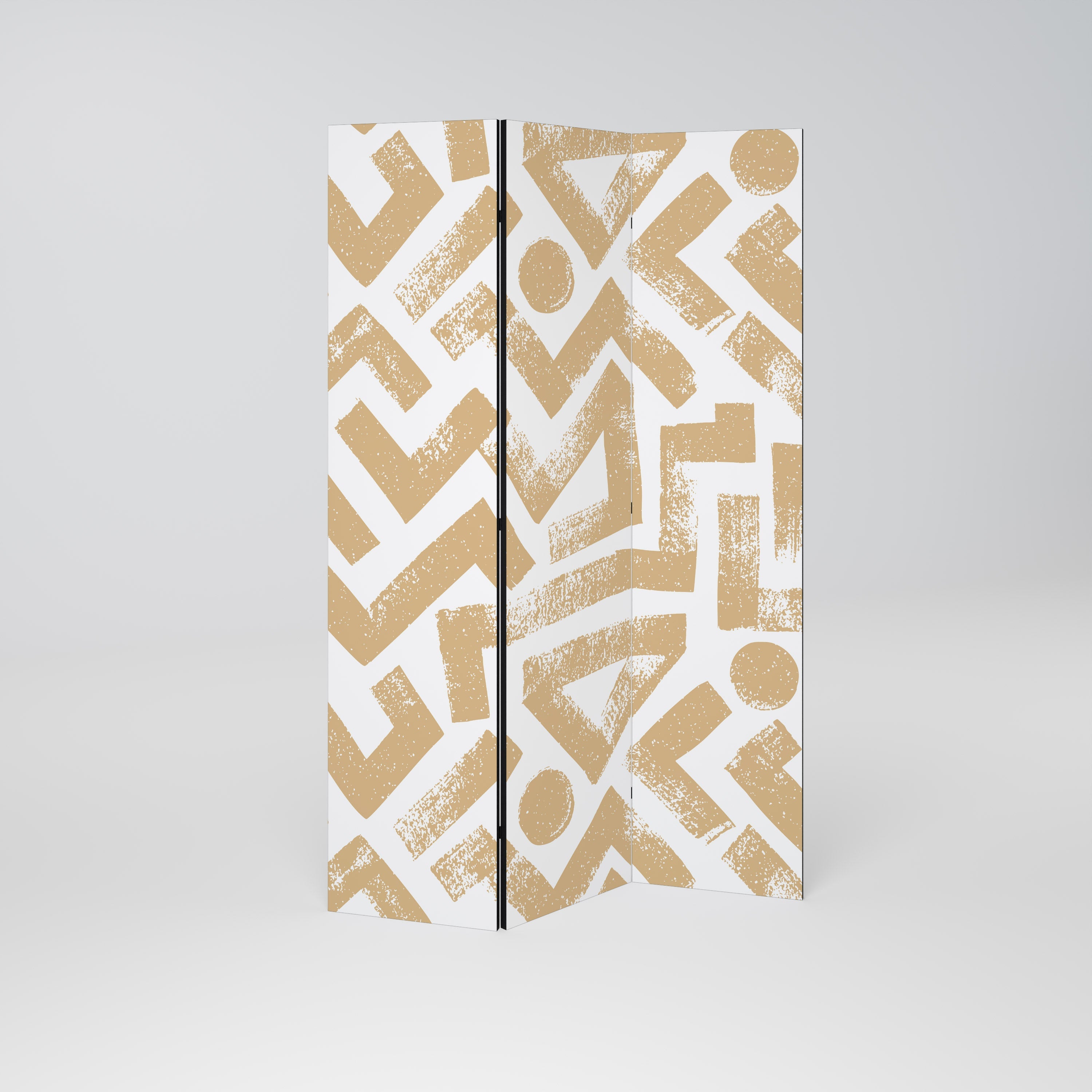 CLUSTER CRAFTS Biombo Decorativo de 3 Painéis