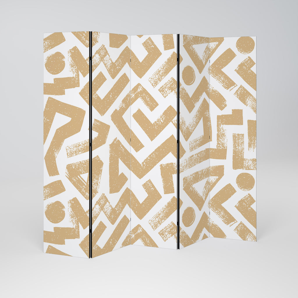 CLUSTER CRAFTS Biombo de 5 Painéis