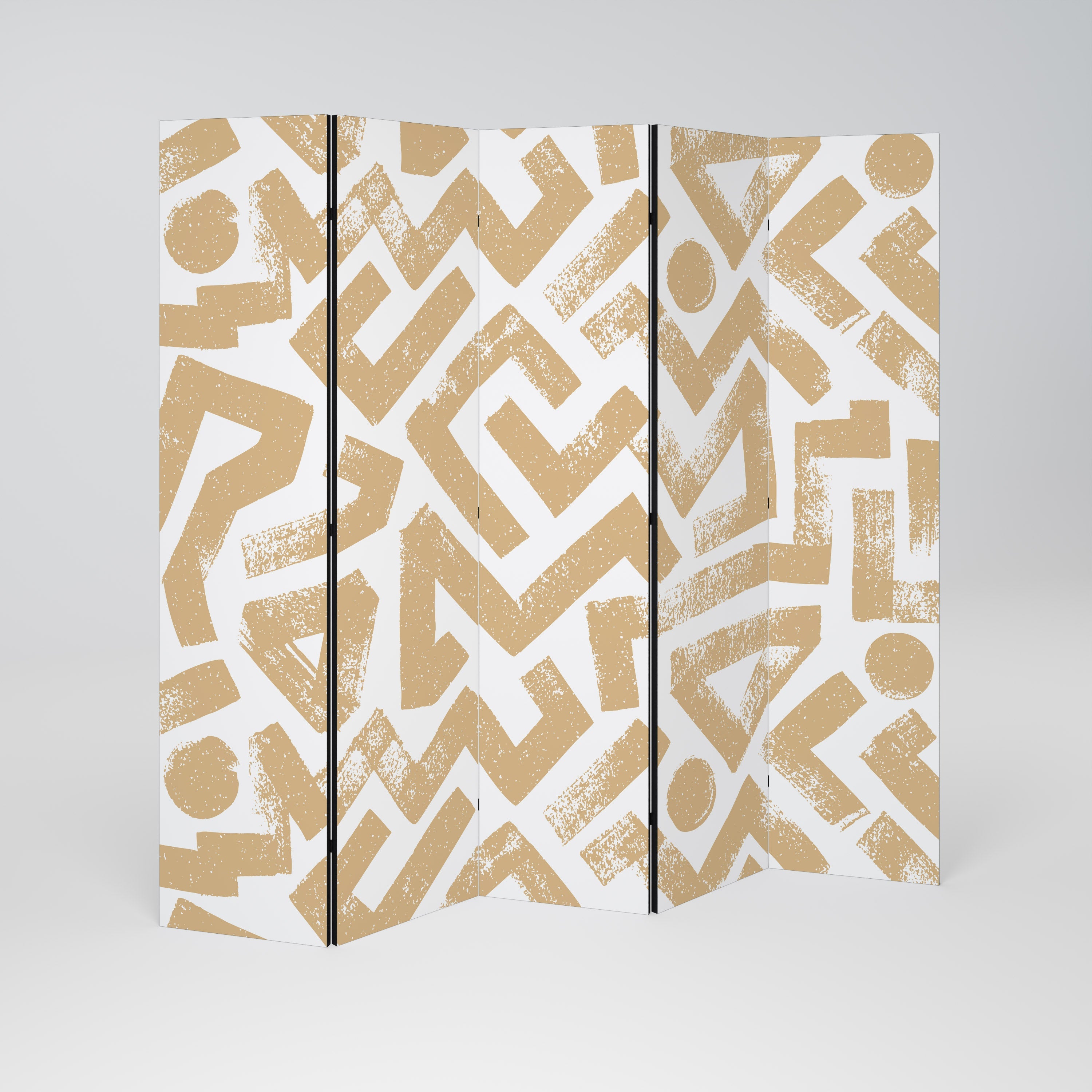 CLUSTER CRAFTS Biombo Decorativo de 5 Painéis