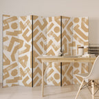 CLUSTER CRAFTS Decorative 6-Panel Room Divider