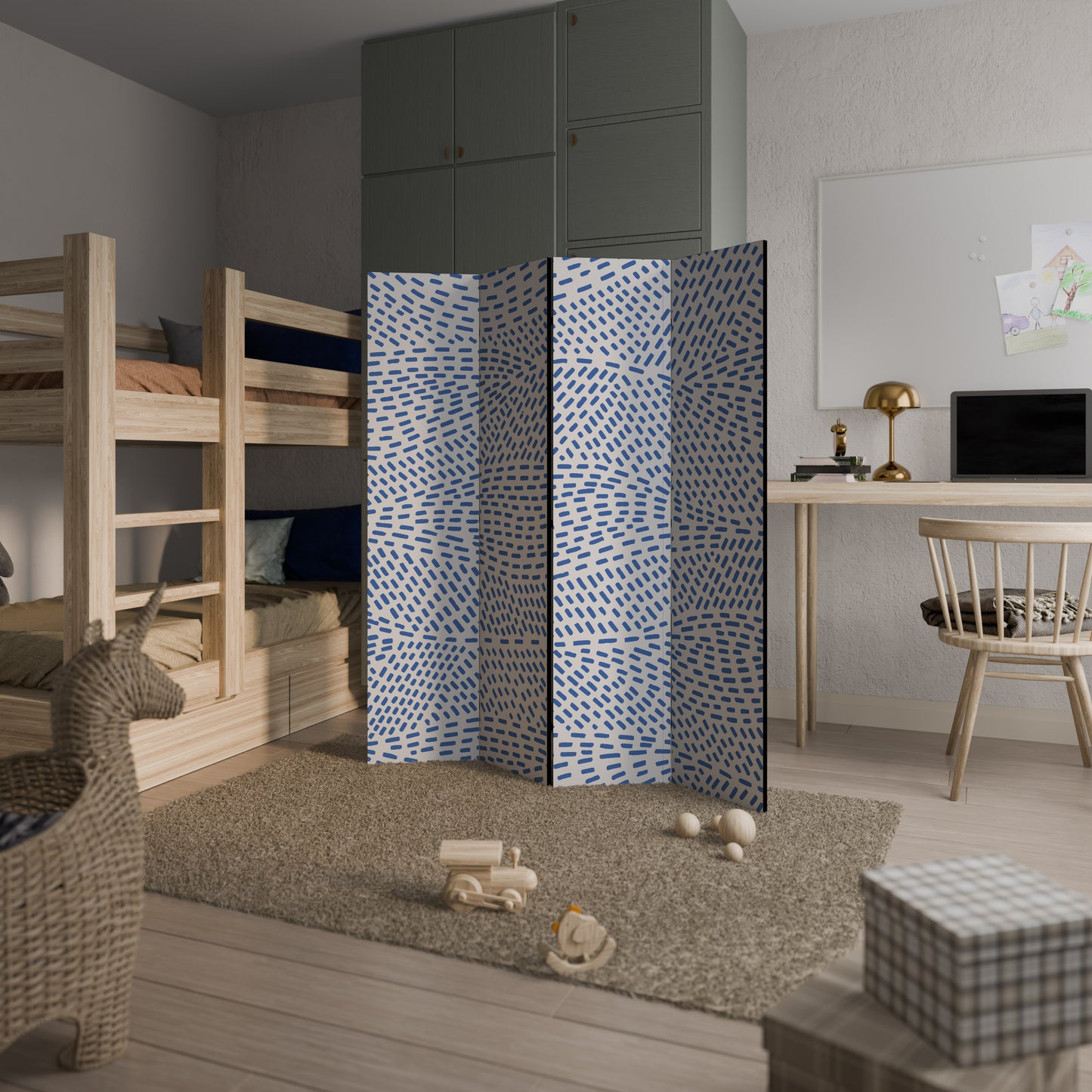 HEAVENLY SHREDS 4-Panel Room Divider