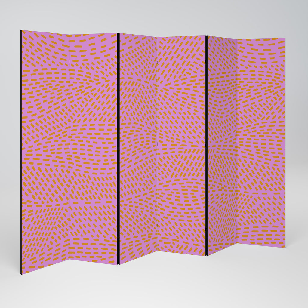 AZALEA SHREDS Decorative 6-Panel Room Divider