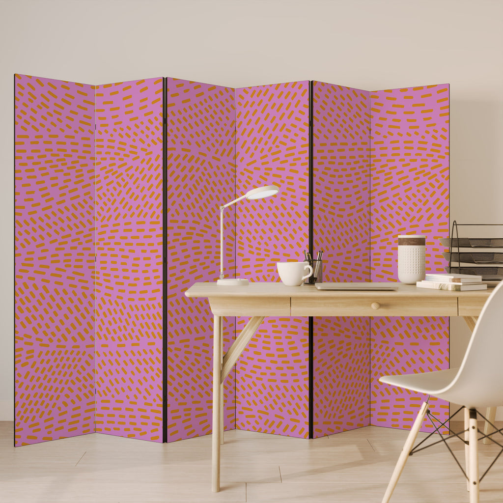 AZALEA SHREDS Decorative 6-Panel Room Divider