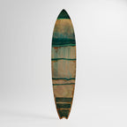 EMERALD MELANCHOLY Painel Decorativo Prancha de Surf