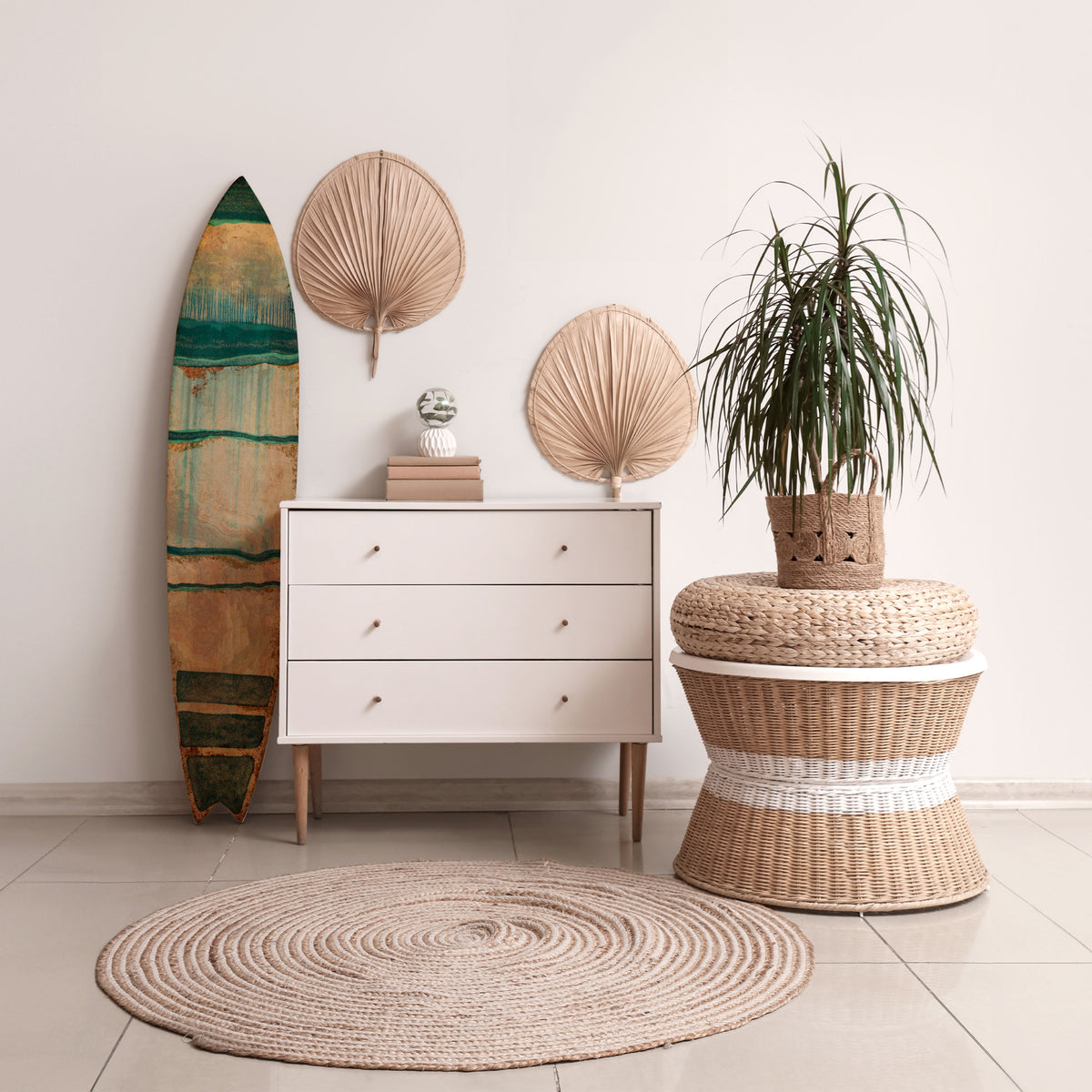 EMERALD MELANCHOLY Surfboard Decorative Panel