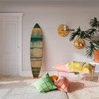 EMERALD MELANCHOLY Painel Decorativo Prancha de Surf