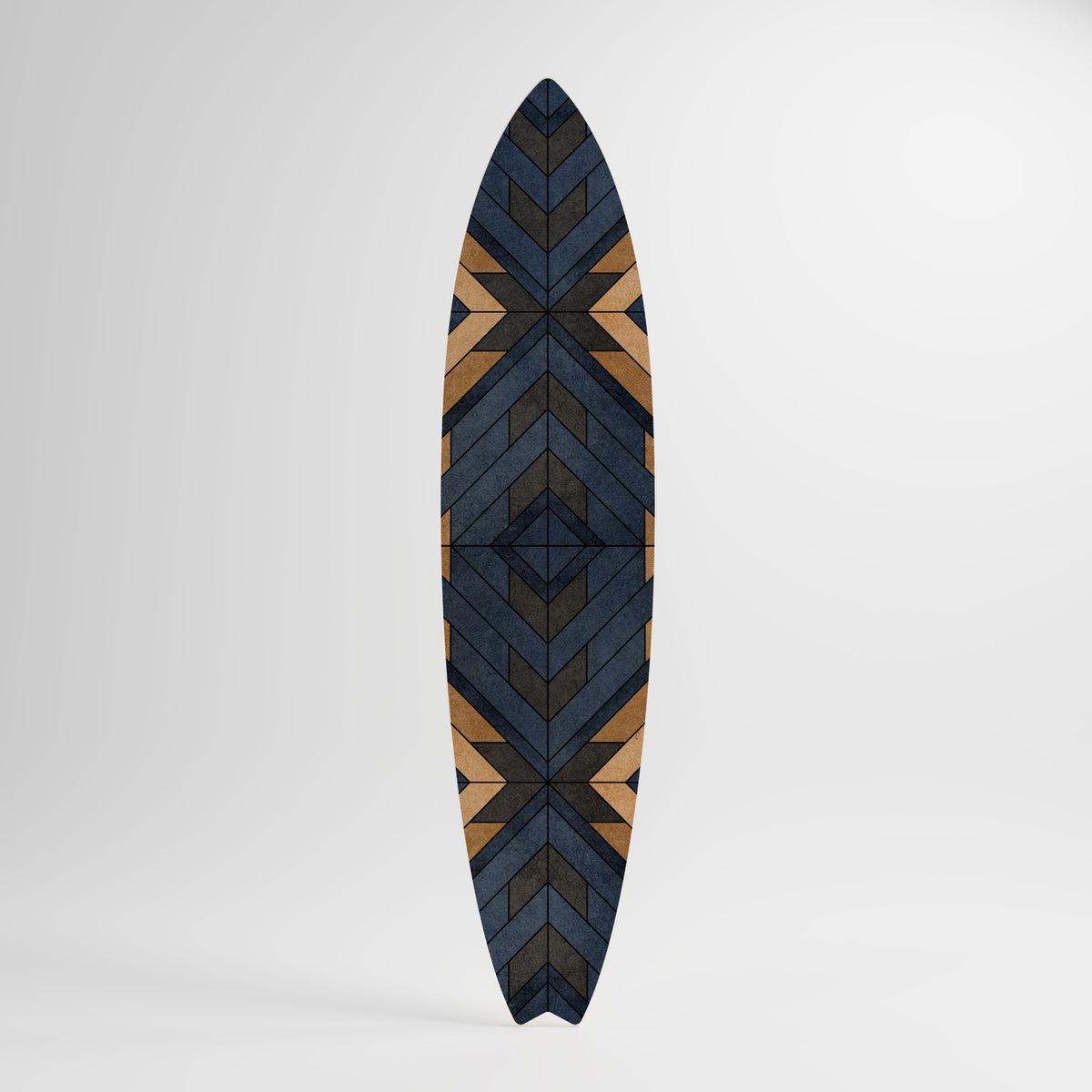 CRAFTY GEOMETRY Painel Decorativo Prancha de Surf