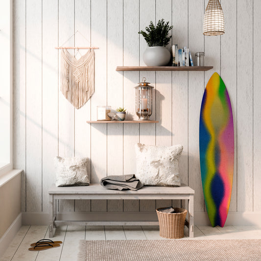 AURORA DAZE Painel Decorativo Prancha de Surf