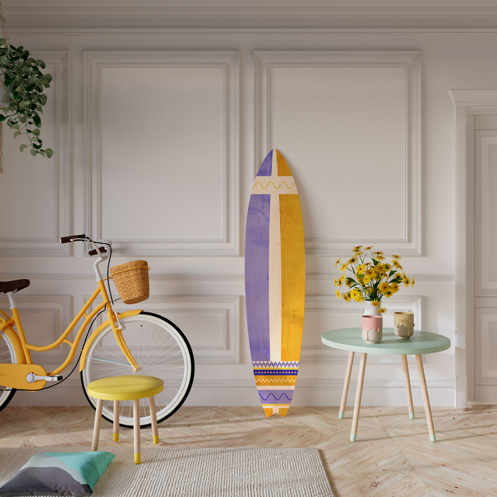 TROPICAL DREAM SHAPE Painel Decorativo Prancha de Surf
