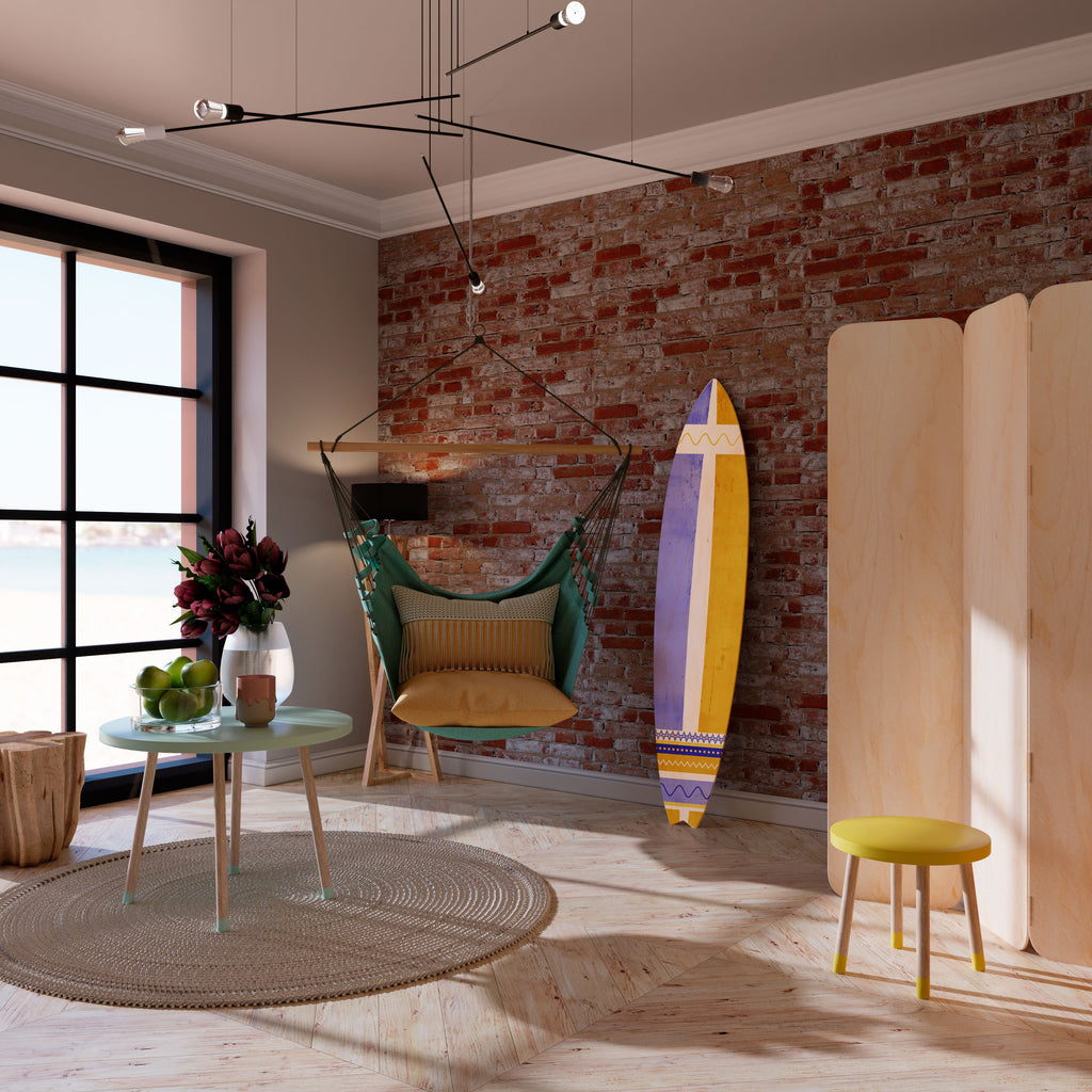 TROPICAL DREAM SHAPE Painel Decorativo Prancha de Surf