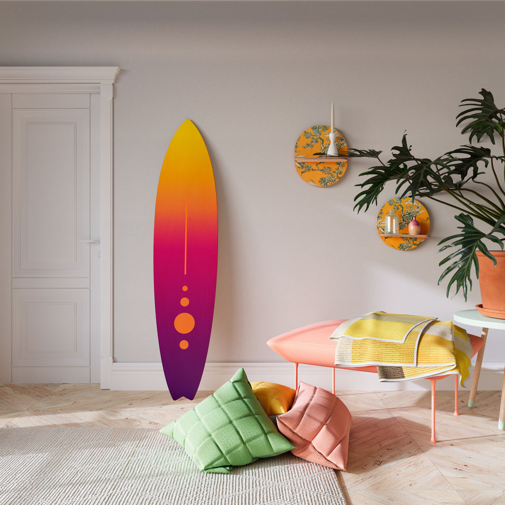 FRESH HORIZON Painel Decorativo Prancha de Surf