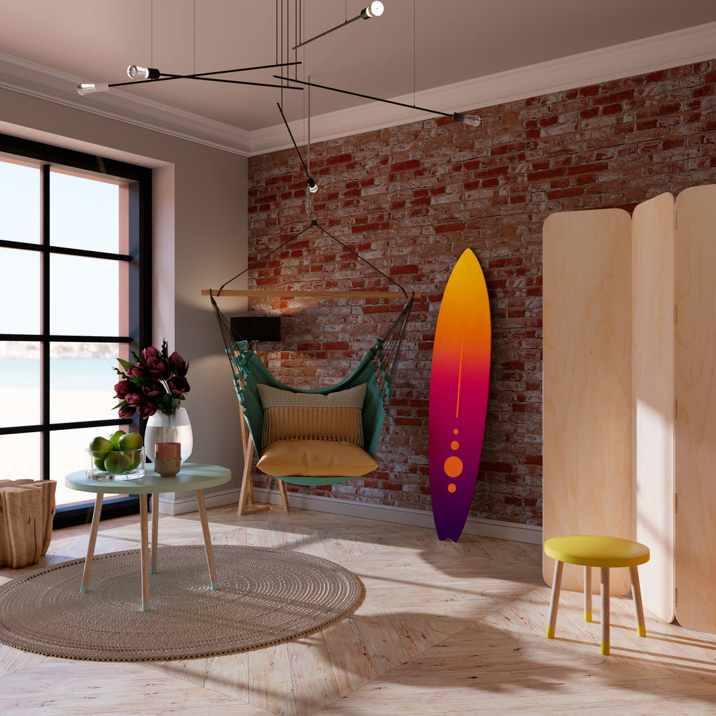 FRESH HORIZON Painel Decorativo Prancha de Surf