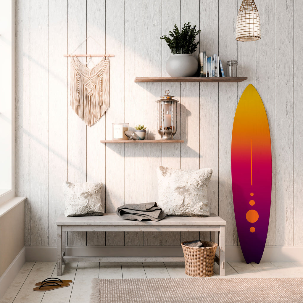 FRESH HORIZON Painel Decorativo Prancha de Surf