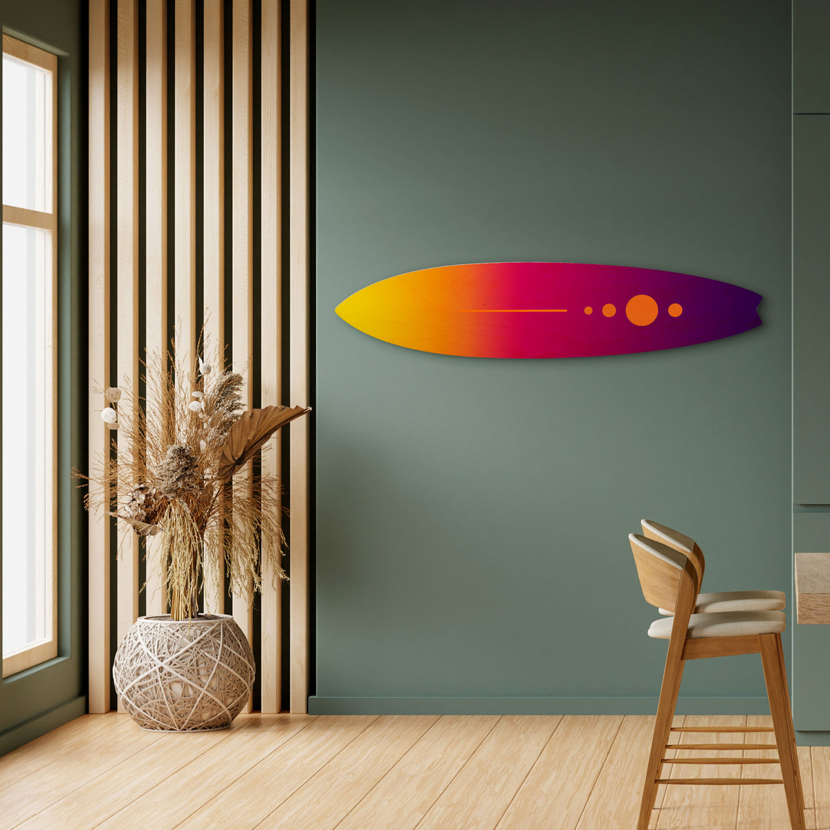 FRESH HORIZON Painel Decorativo Prancha de Surf