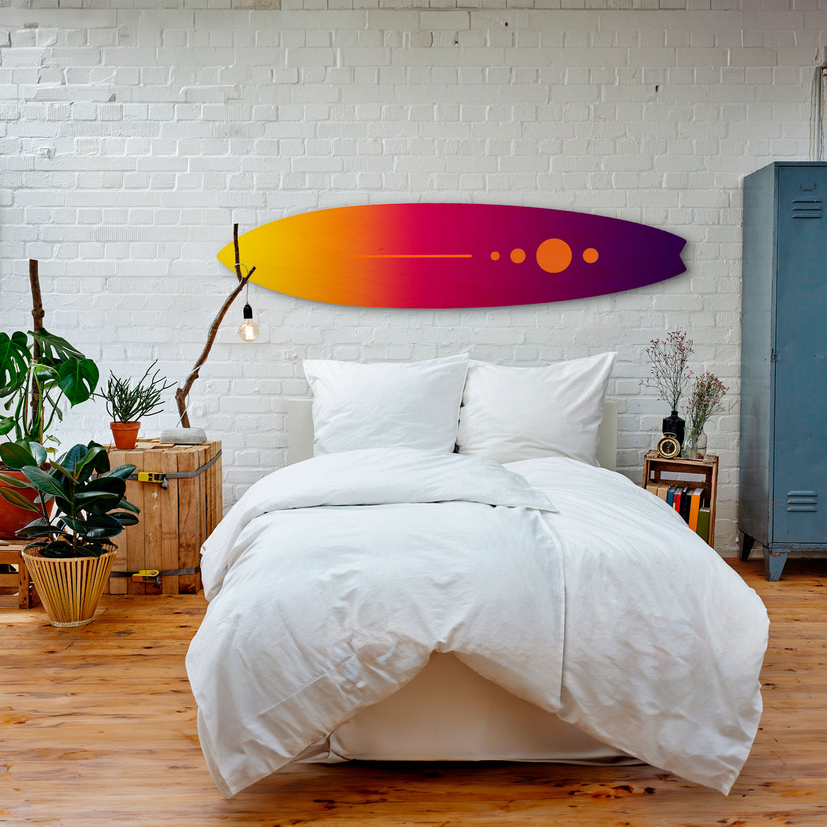 FRESH HORIZON Painel Decorativo Prancha de Surf