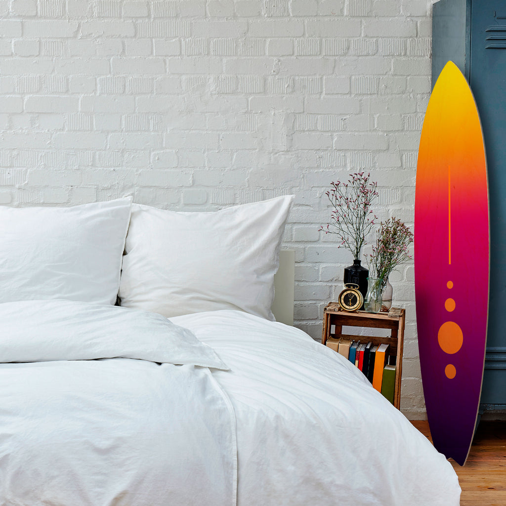 FRESH HORIZON Painel Decorativo Prancha de Surf