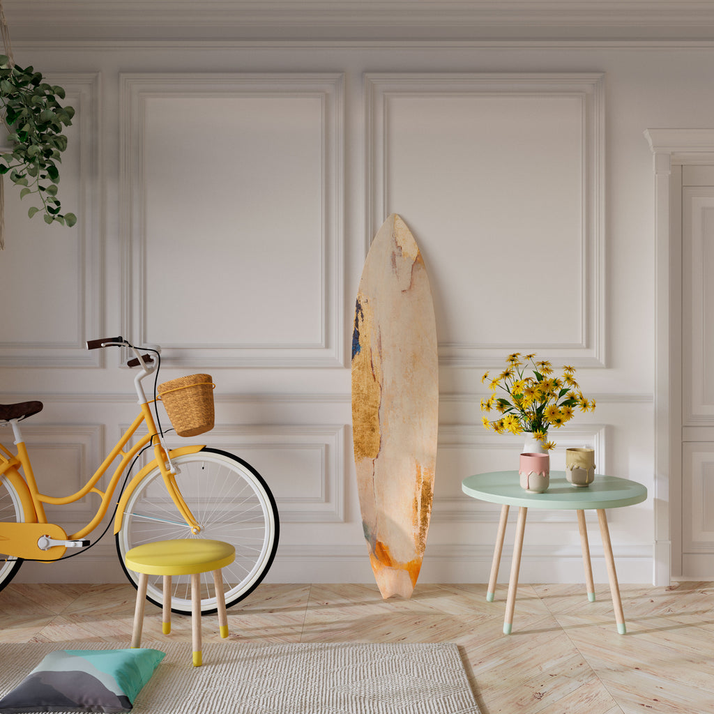 ELEMENTAL SURFACE STORY Painel Decorativo Prancha de Surf