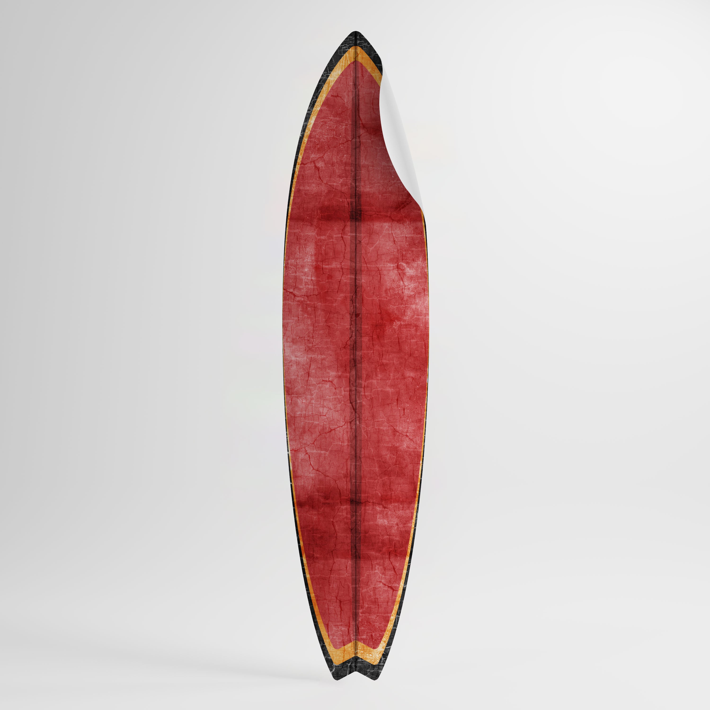 SCARLET EDGE Peel and Stick Surfboard Sticker
