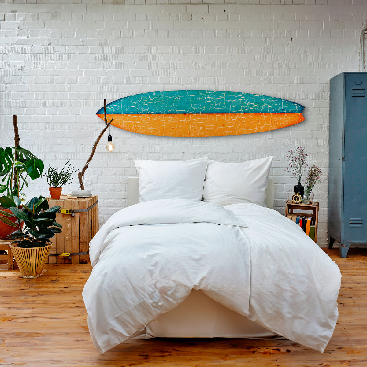 RUSTIC SHORE Surfboard Decorative Panel