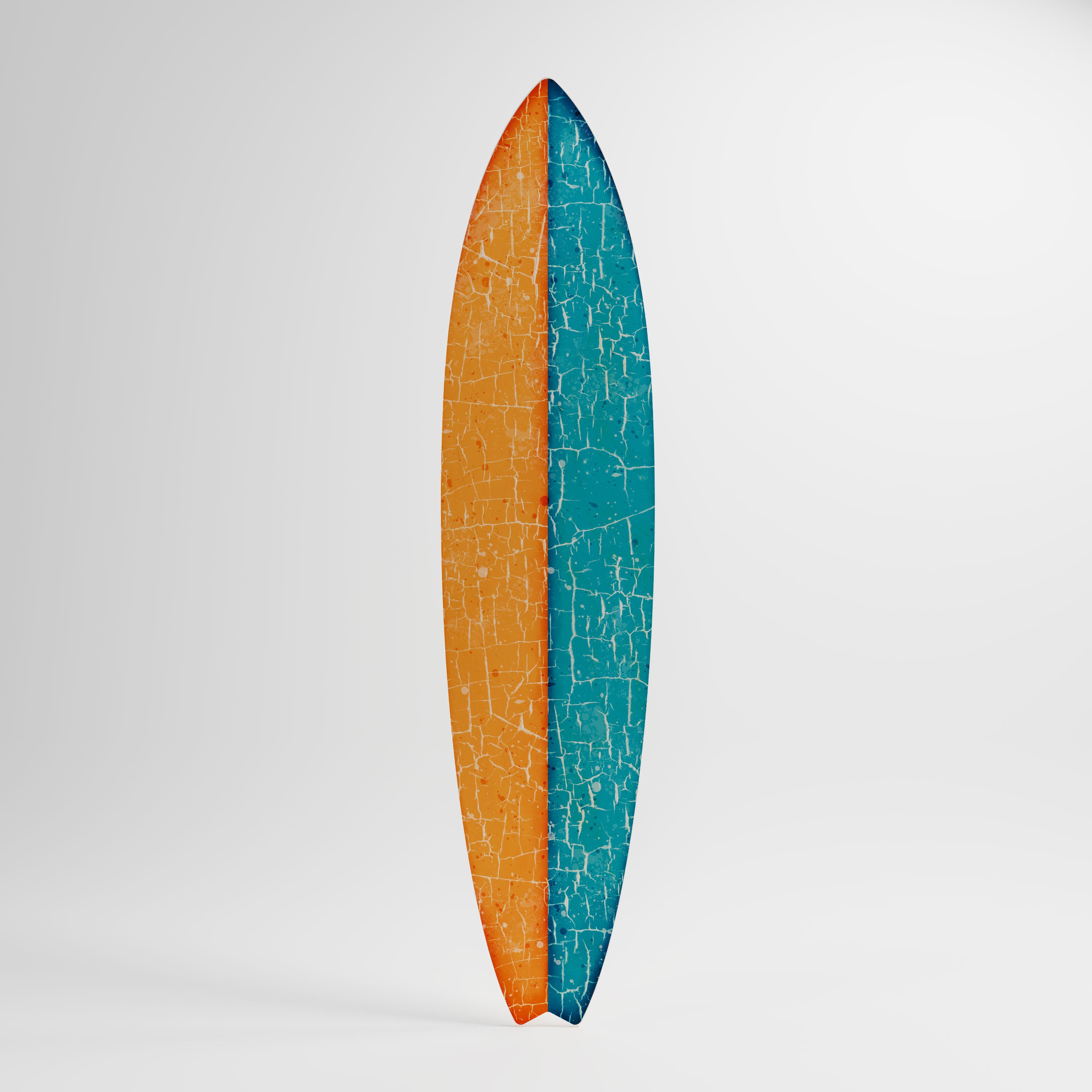 RUSTIC SHORE Painel Decorativo Prancha de Surf