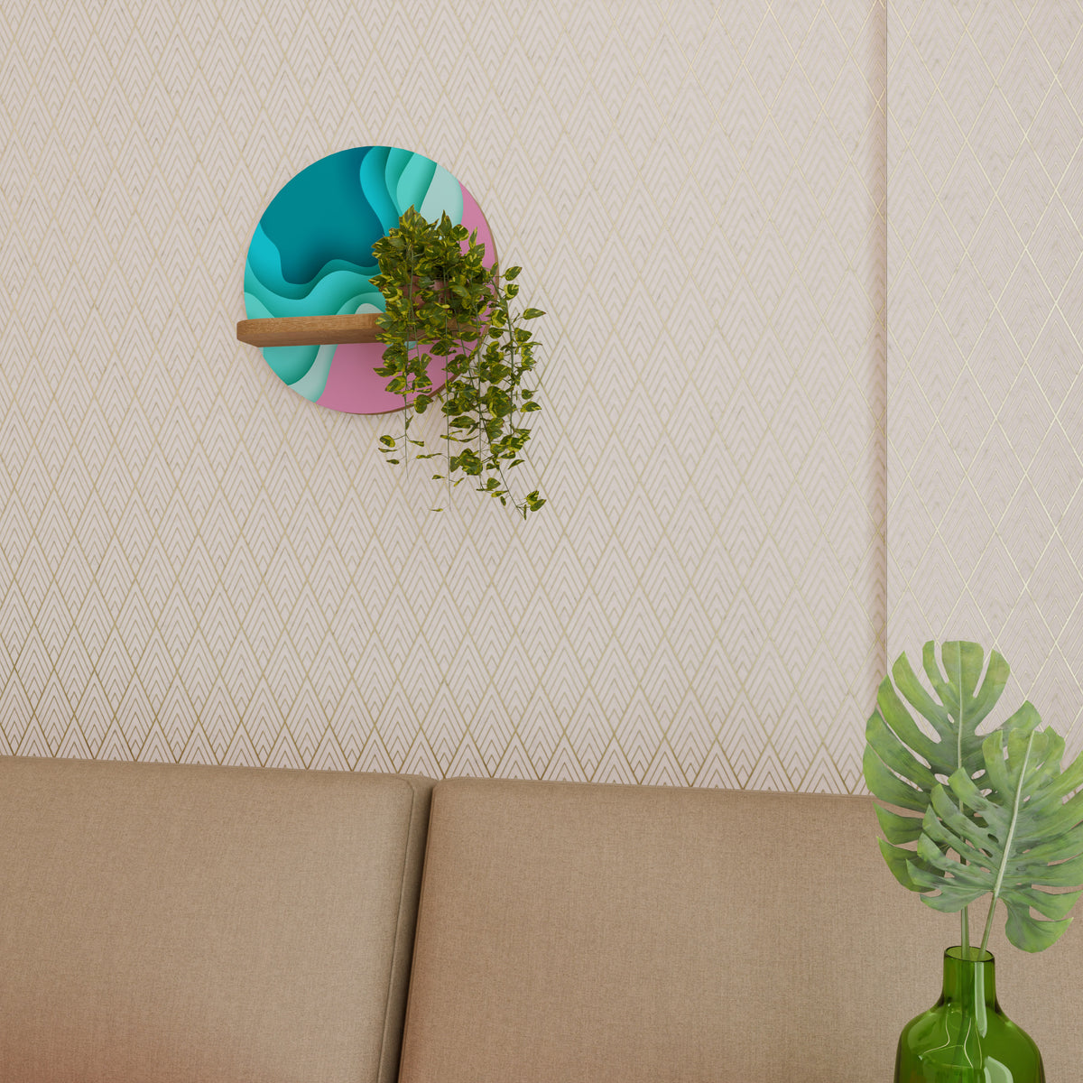 CYANIC ABYSS Art Shelf