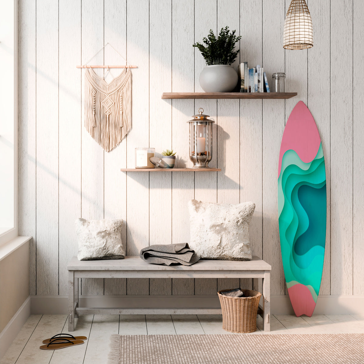 CYANIC ABYSS Surfboard Decorative Panel