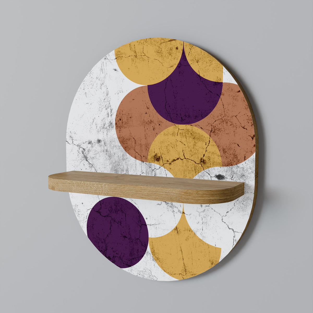 CRACKED GEOMETRY Art Shelf