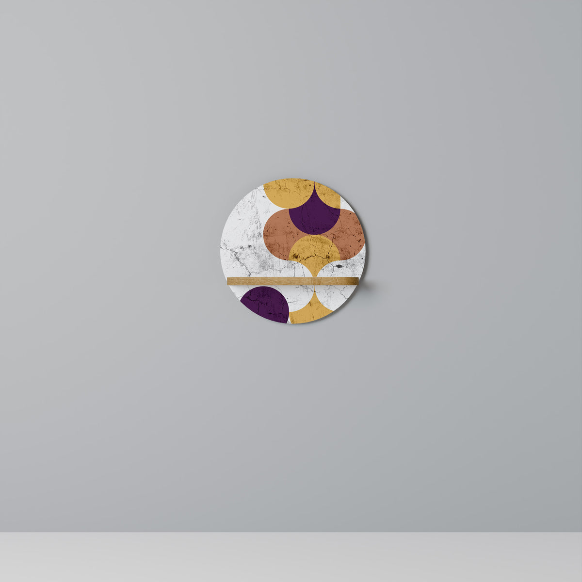 CRACKED GEOMETRY Art Shelf