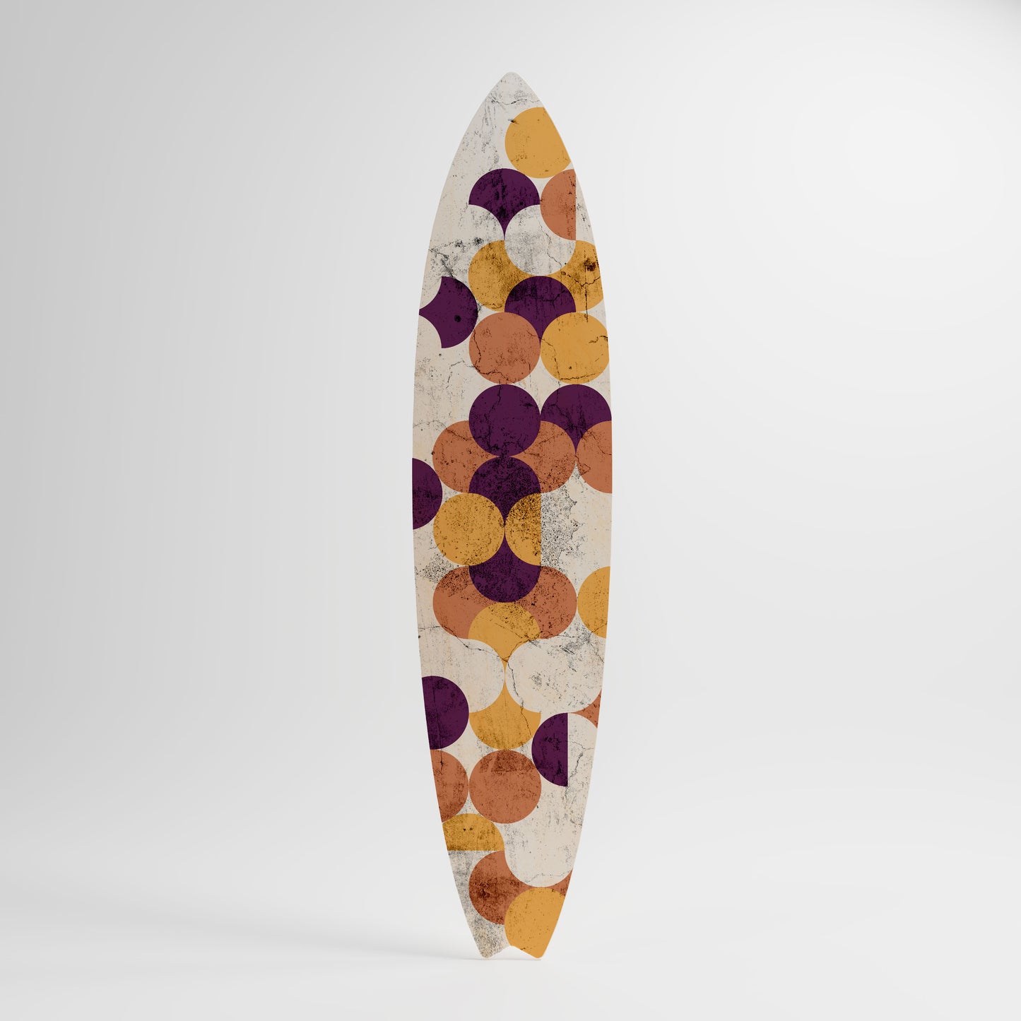 CRACKED GEOMETRY Painel Decorativo Prancha de Surf