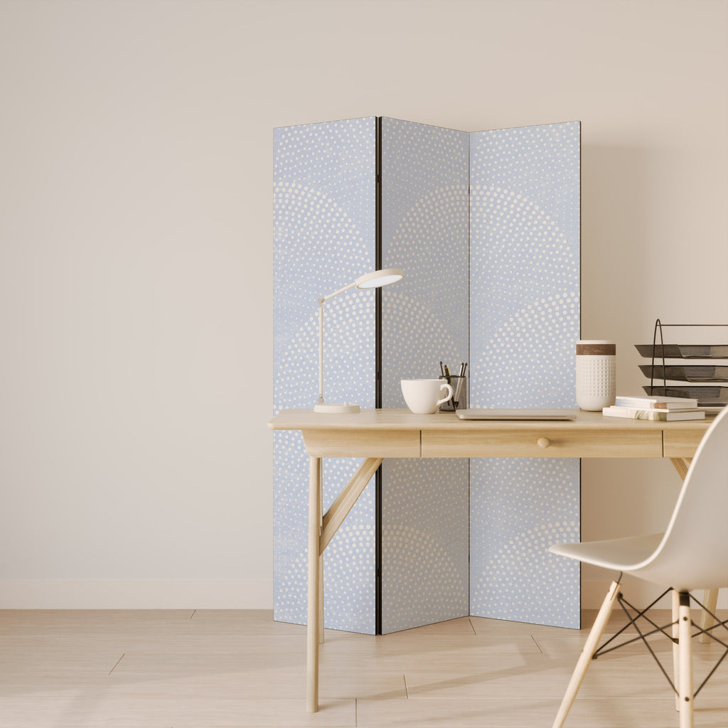 HARMONIOUS CURVES DISPLAY Biombo Decorativo de 3 Painéis