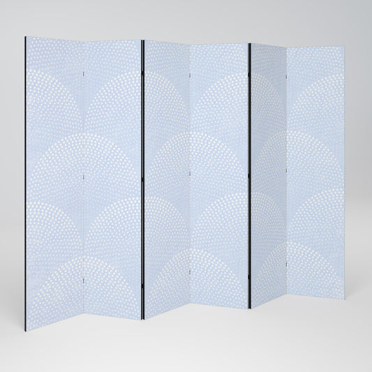 HARMONIOUS CURVES DISPLAY Biombo de 6 Painéis