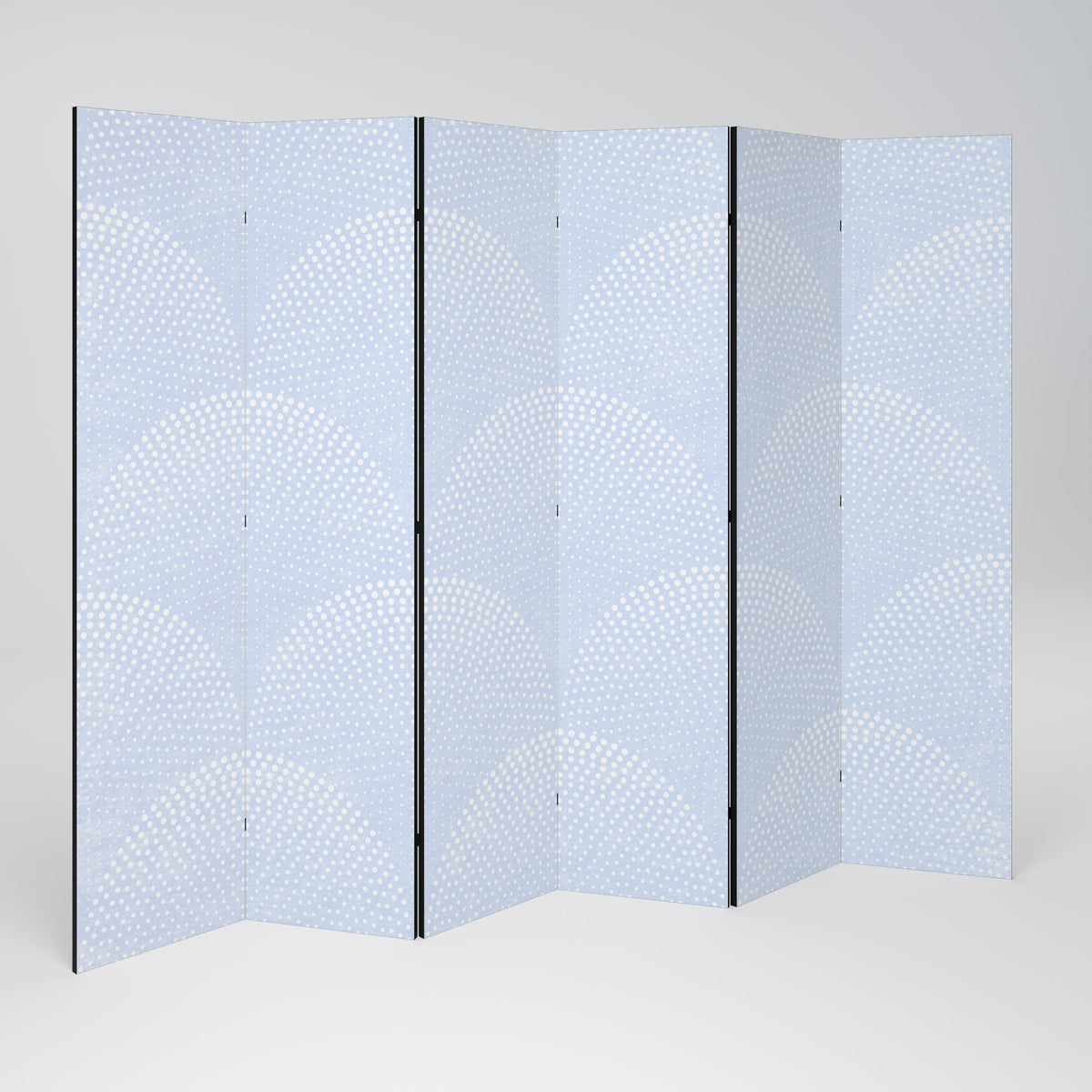 HARMONIOUS CURVES DISPLAY Biombo de 6 Painéis