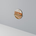 SANDHILLS SPLENDOUR Prateleira Oval Decorativa em Efeito Carvalho