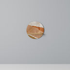 SANDHILLS SPLENDOUR Prateleira Redonda Decorativa em Efeito Carvalho