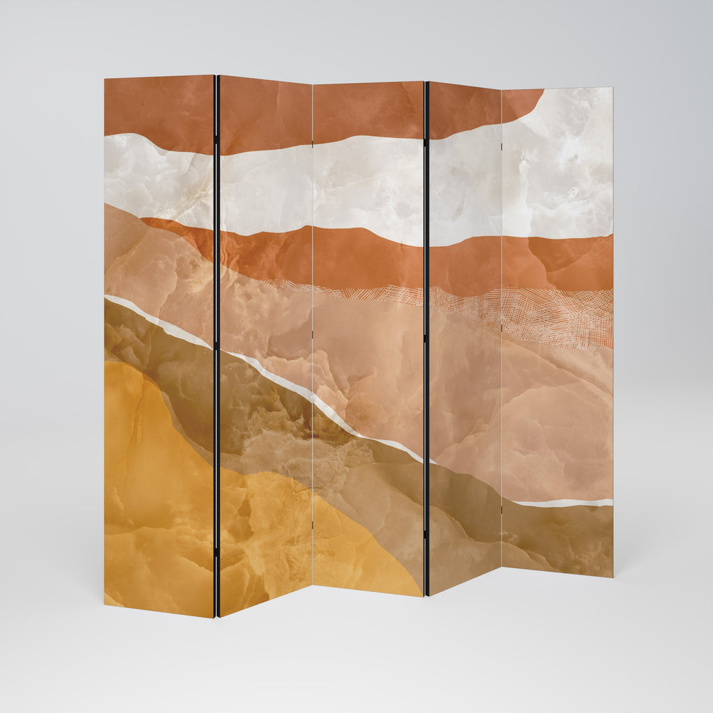 SANDHILLS SPLENDOUR Biombo Decorativo de 5 Painéis