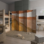 SANDHILLS SPLENDOUR Biombo Decorativo de 6 Painéis