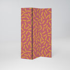 RADIANT STRIPE SYMPHONY Biombo Decorativo de 3 Painéis