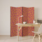 RADIANT STRIPE SYMPHONY 4-Panel Room Divider